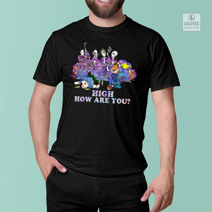 Friends High How Are You 2D Shirt, Hoodie 8