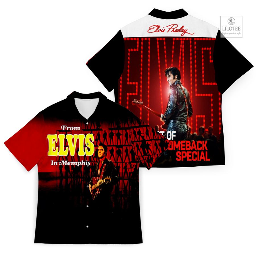 From Elvis in Memphis Casual Hawaiian Shirt 7