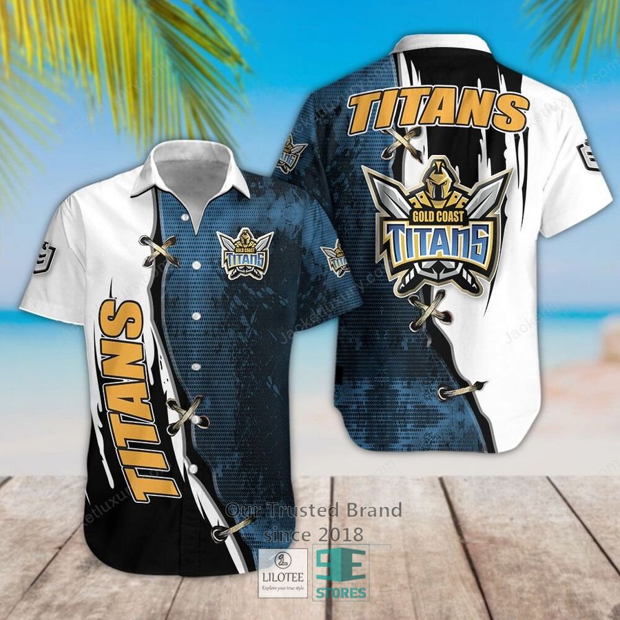 Gold Coast Titans Hawaiian Shirt 2