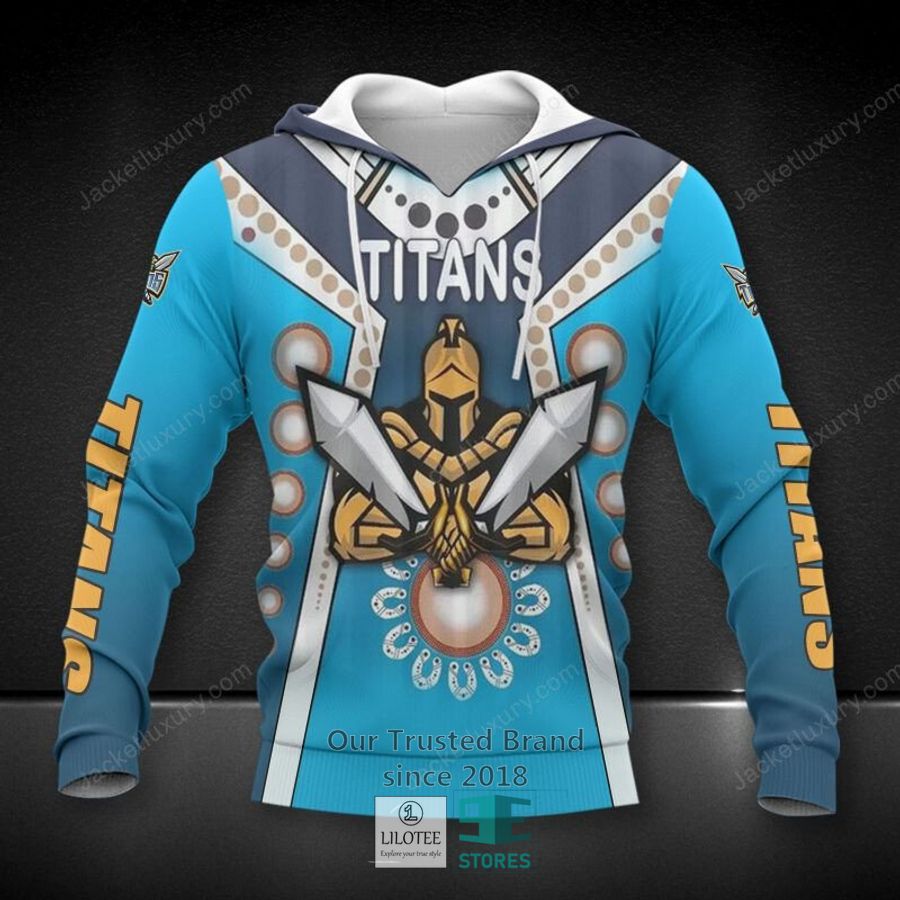 Gold Coast Titans Native American Pattern Hoodie, Polo Shirt 20