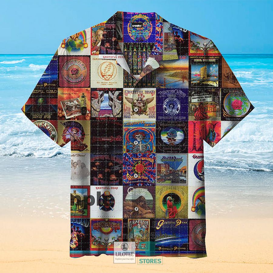 Grateful Dead Album Covers Hawaiian Shirt 5