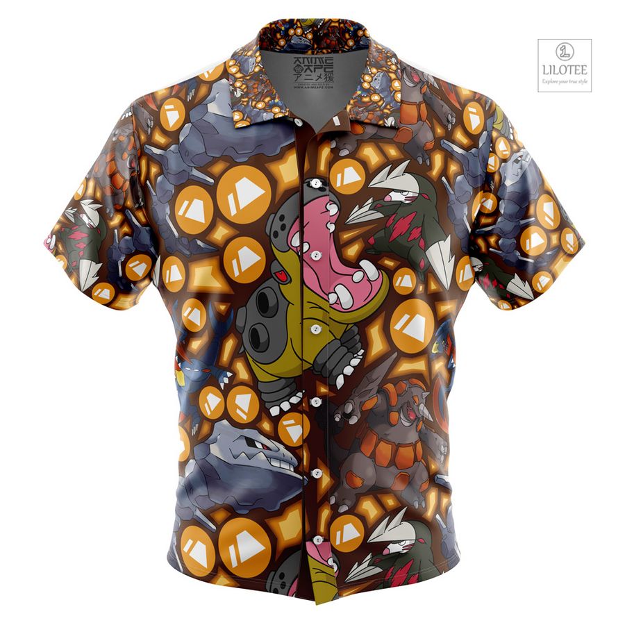 Ground Type Pokemon Short Sleeve Hawaiian Shirt 10