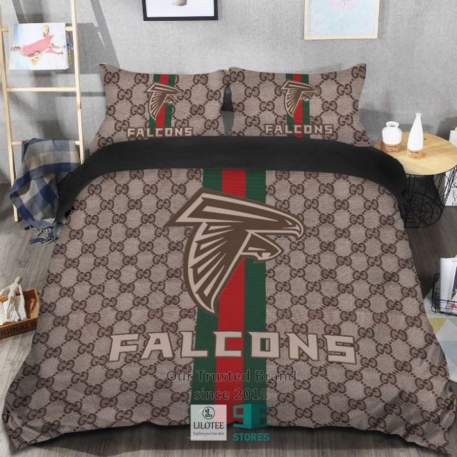 Gucci Atlanta Falcons Bedding Set 7