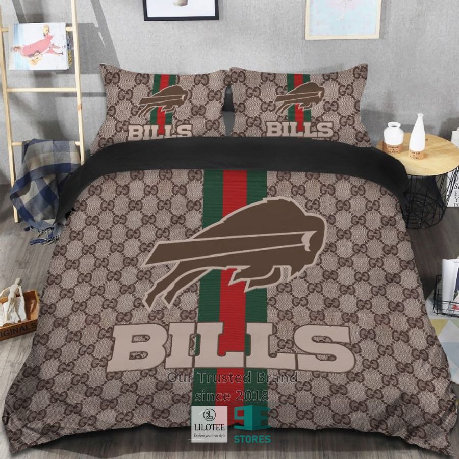 Gucci Buffalo Bills Bedding Set 6