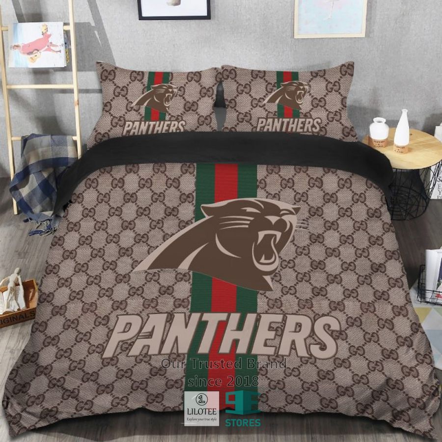 Gucci Carolina Panthers Bedding Set 7
