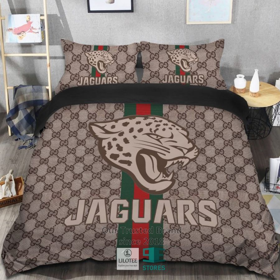 Gucci Jacksonville Jaguars Bedding Set 7