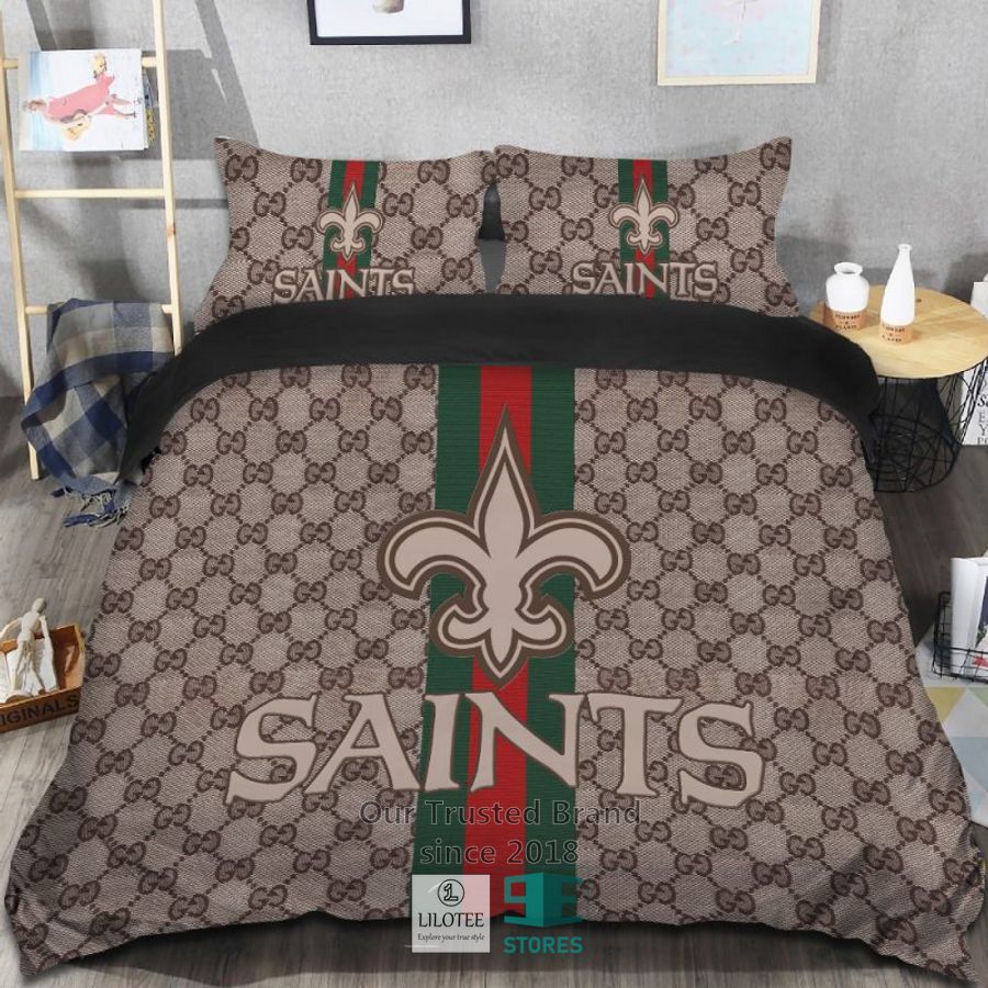 Gucci New Orleans Saints Bedding Set 6