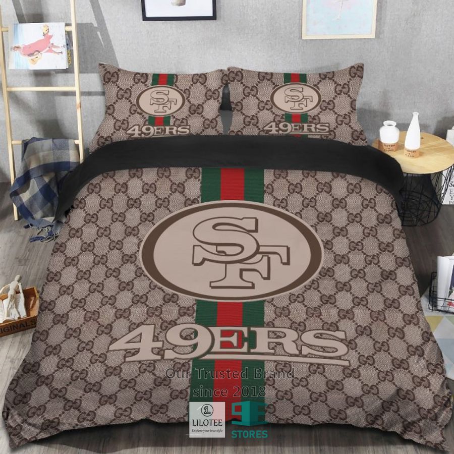 Gucci San Francisco 49ers Bedding Set 7
