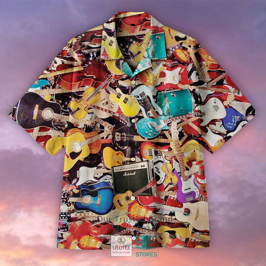 Guitar Collection Casual Hawaiian Shirt 3
