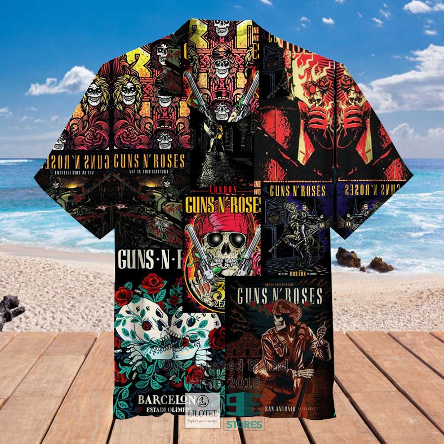 Guns N' Roses Album Covers Hawaiian Shirt 3