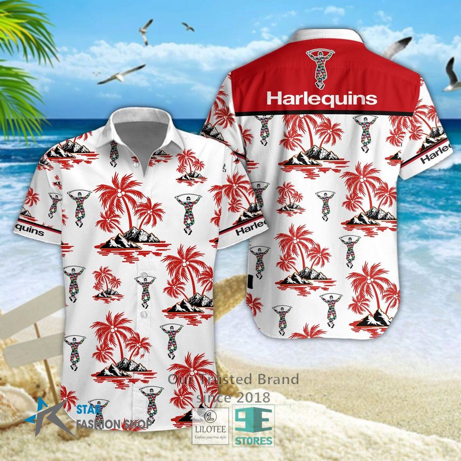 Harlequins Hawaiian Shirt, Short 5