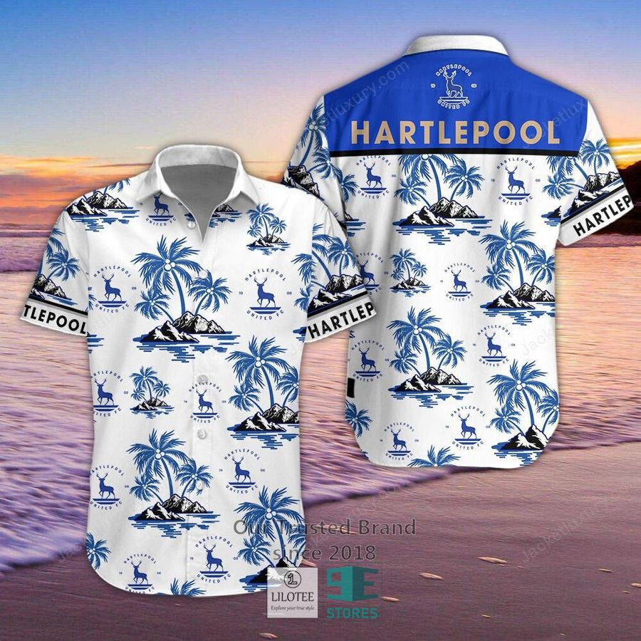 Hartlepool United Hawaiian Shirt 5