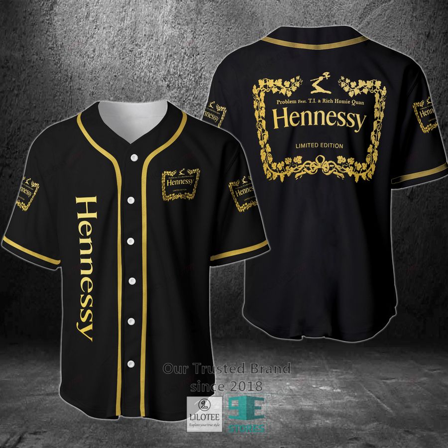 Hennessy Limited Edition Black Baseball Jersey 3