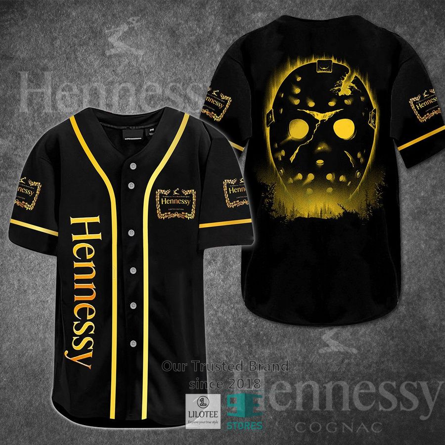 Hennessy x Jason Voorhees Horror Movie Baseball Jersey 3