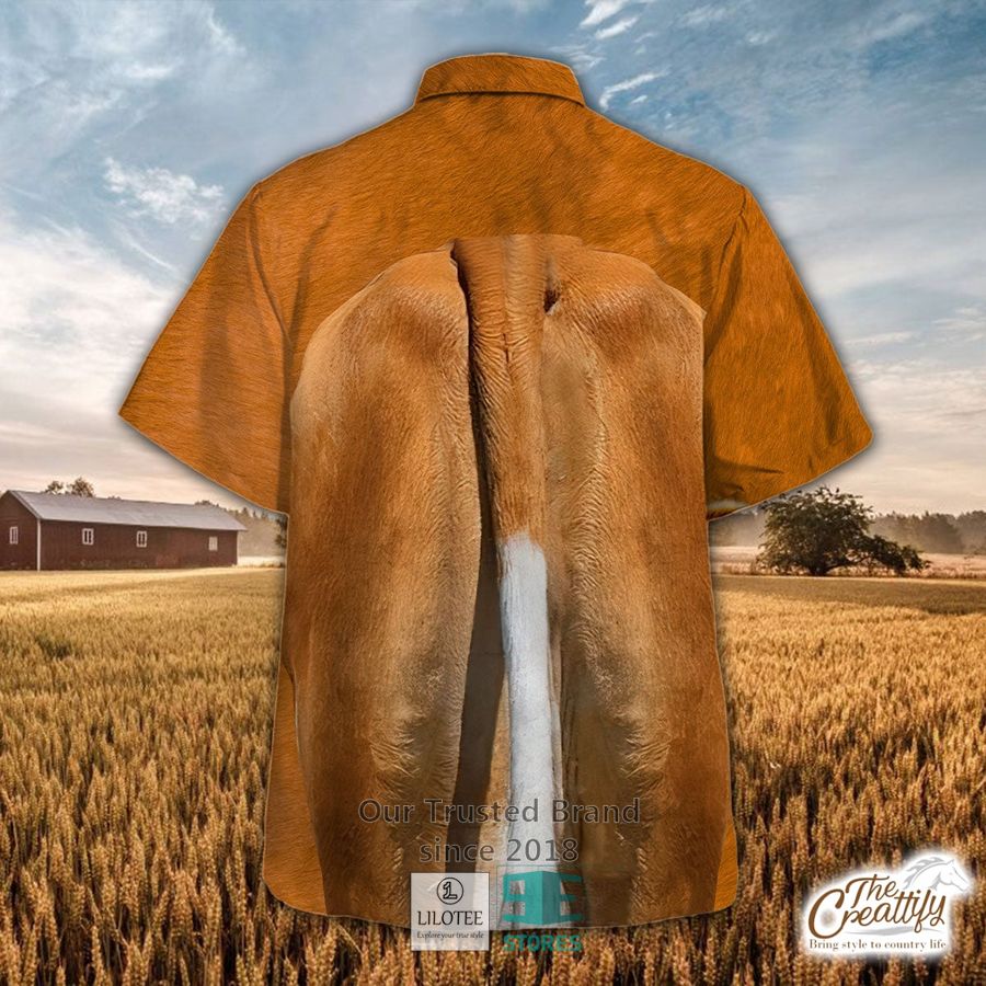Alternative view of Hereford Cattle Hawaiian Shirt