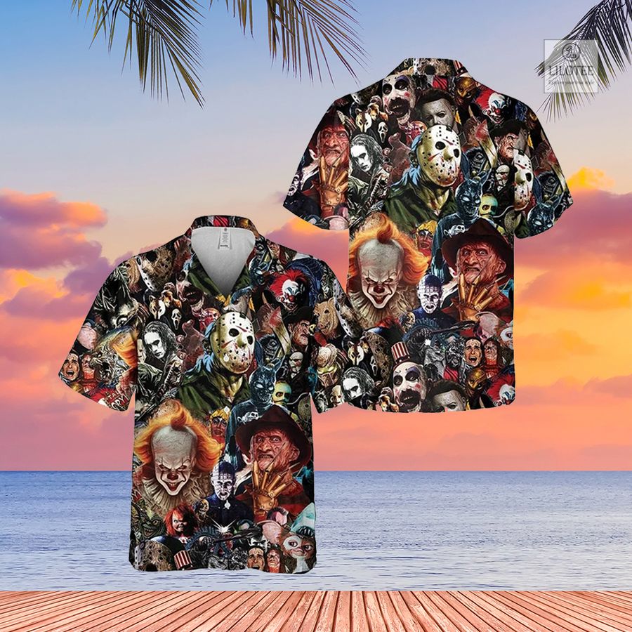 Horror Characters Casual Hawaiian Shirt 3