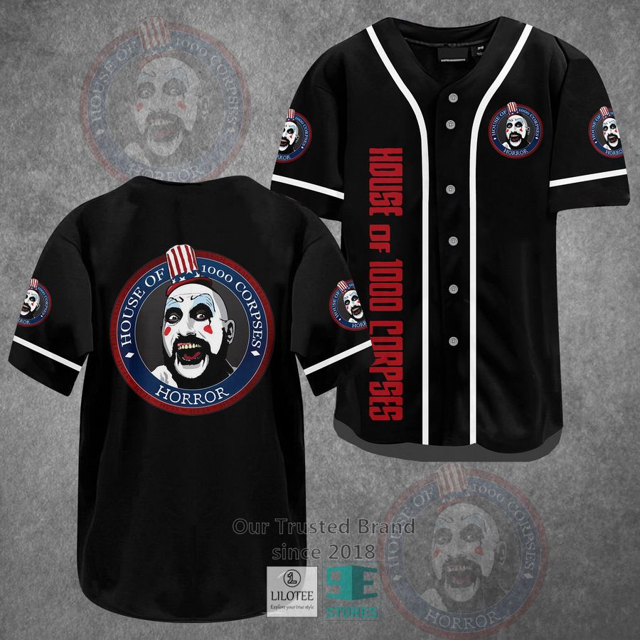 House of 1000 Corpses Horror Movie Baseball Jersey 2