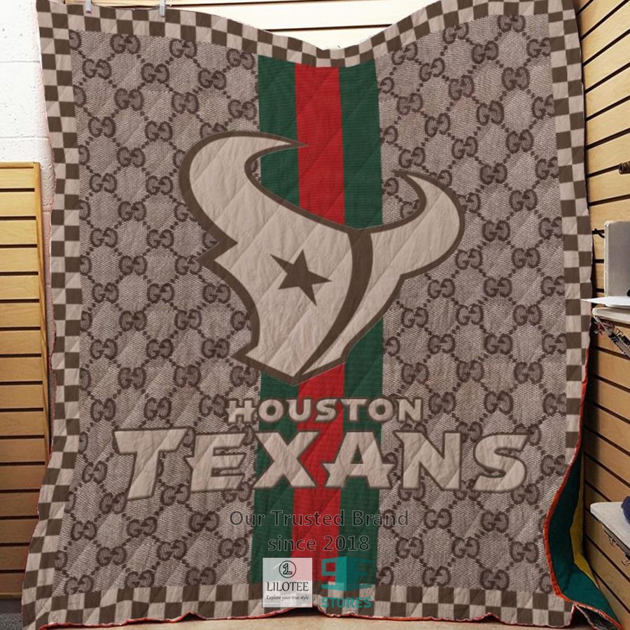 Houston Texans Gucci NFL Quilt 7