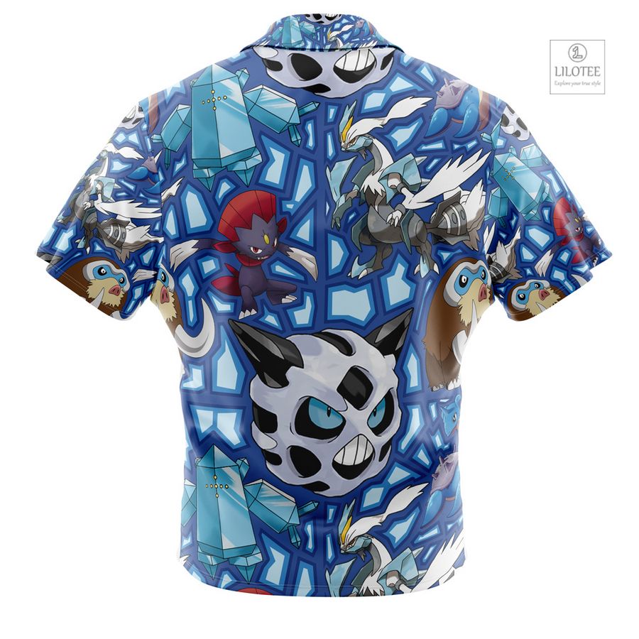Ice Type Pokemon Short Sleeve Hawaiian Shirt 5