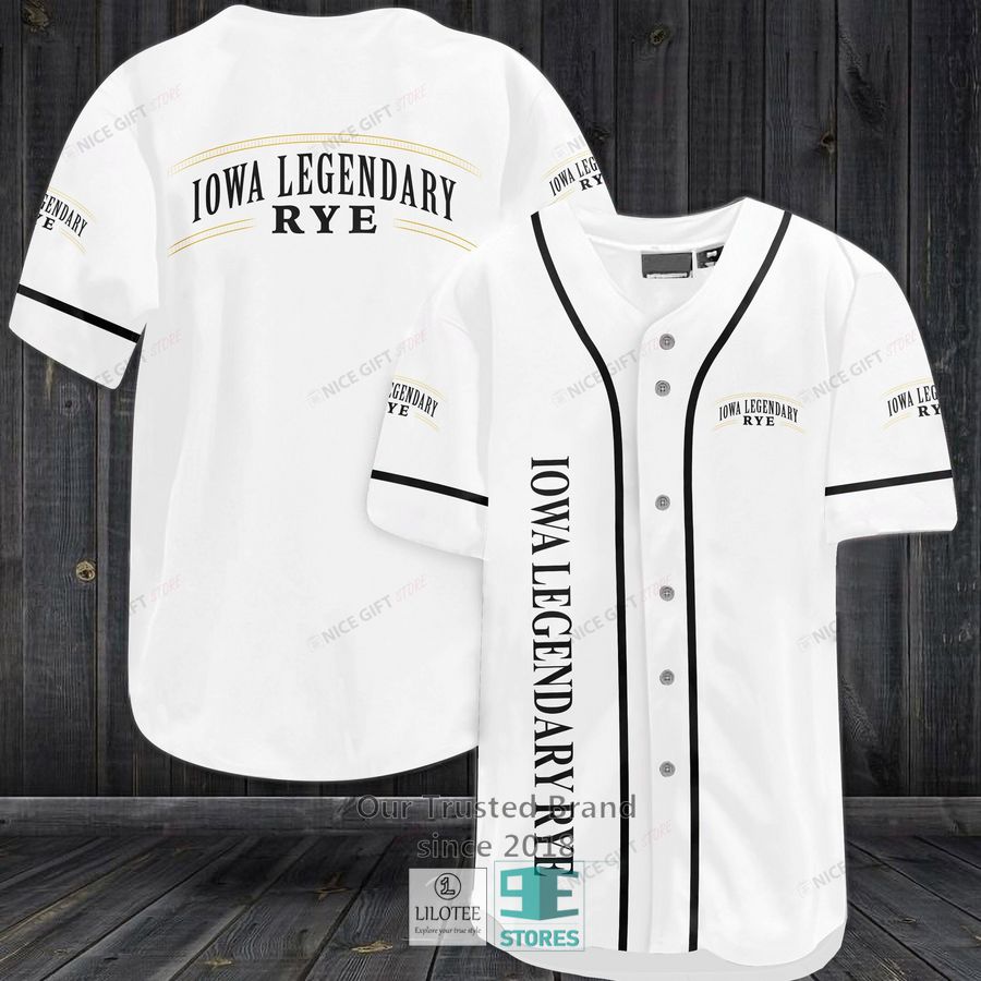 Iowa Legendary Rye Baseball Jersey 3