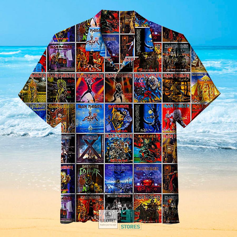 Iron Maiden Album Covers Hawaiian Shirt 4