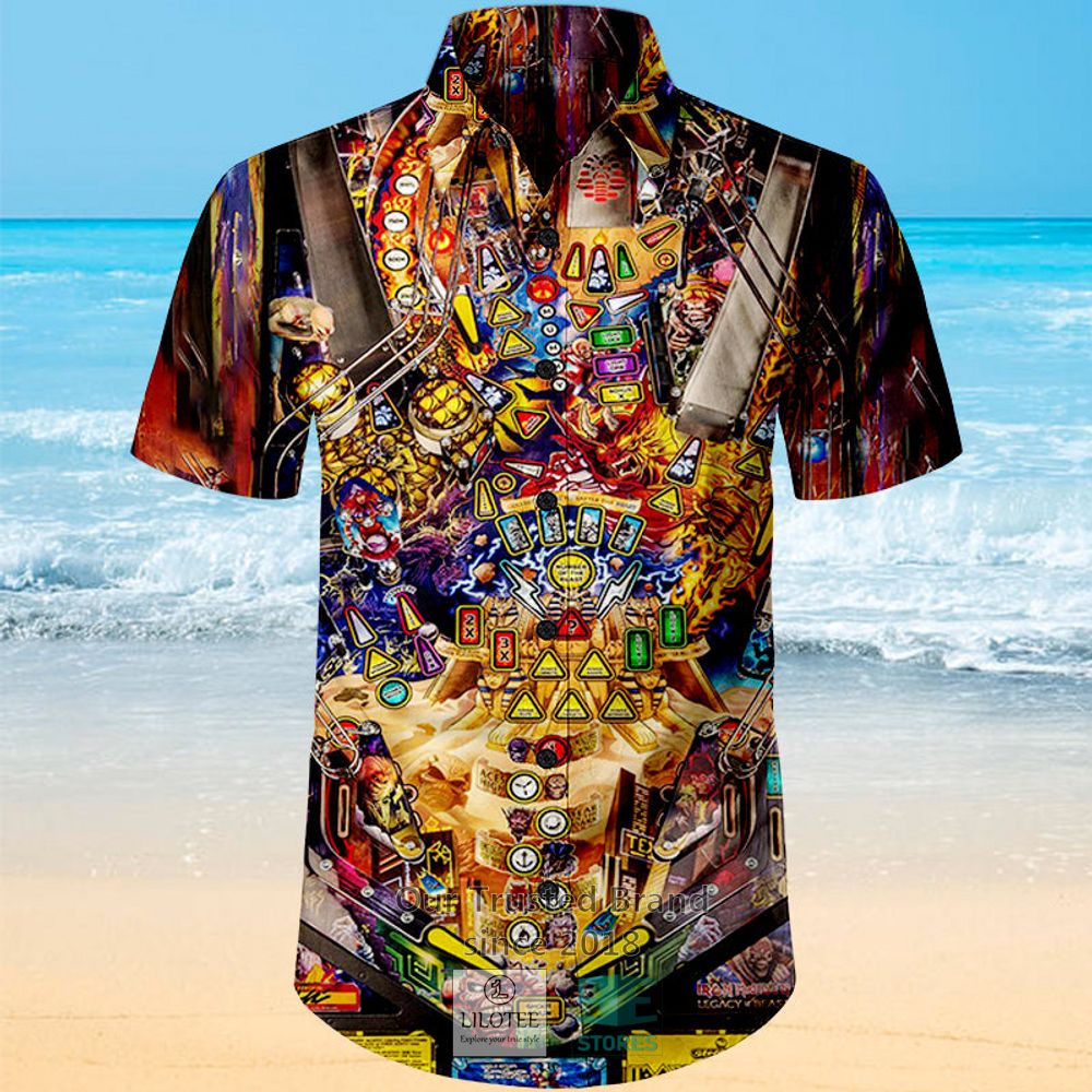 Iron Maiden Pinball Hawaiian Shirt 3