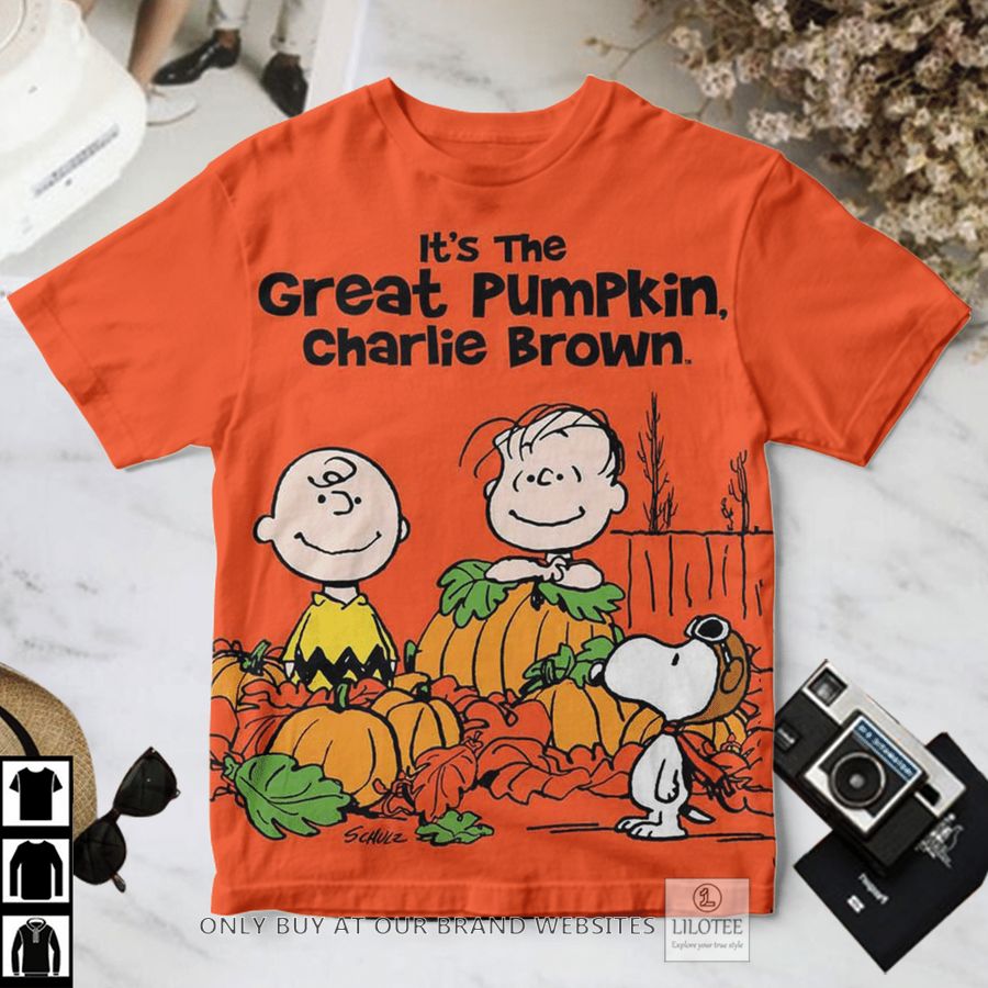 It's the great pumpkin Charlie Brown orange T-Shirt 2