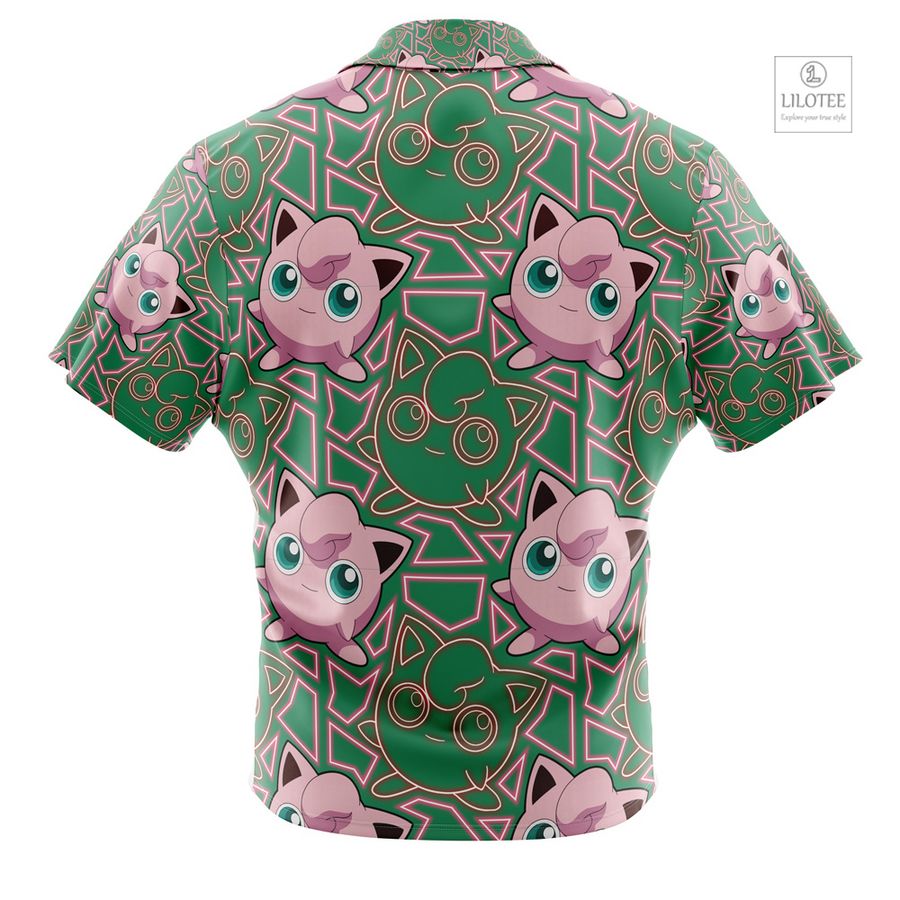 Jigglypuff Pokemon Short Sleeve Hawaiian Shirt 5