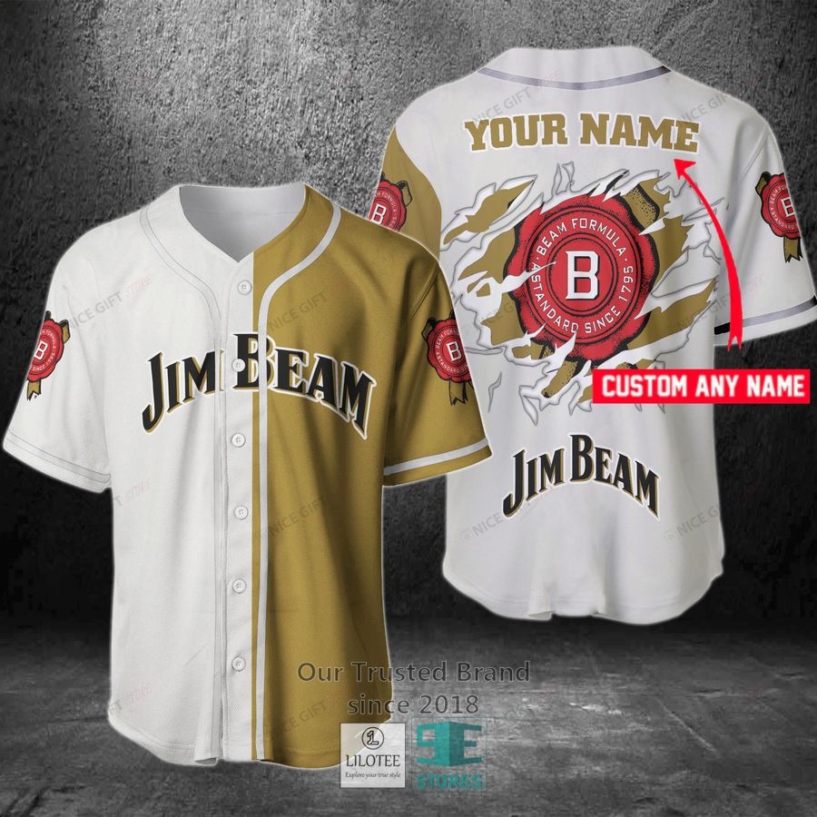 Jim Beam Your Name Baseball Jersey 2