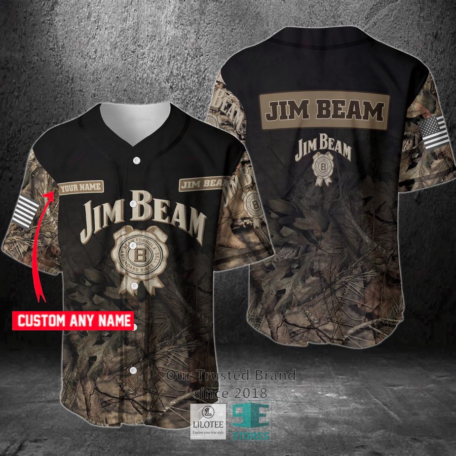Jim Beam Your Name Hunting Baseball Jersey 2