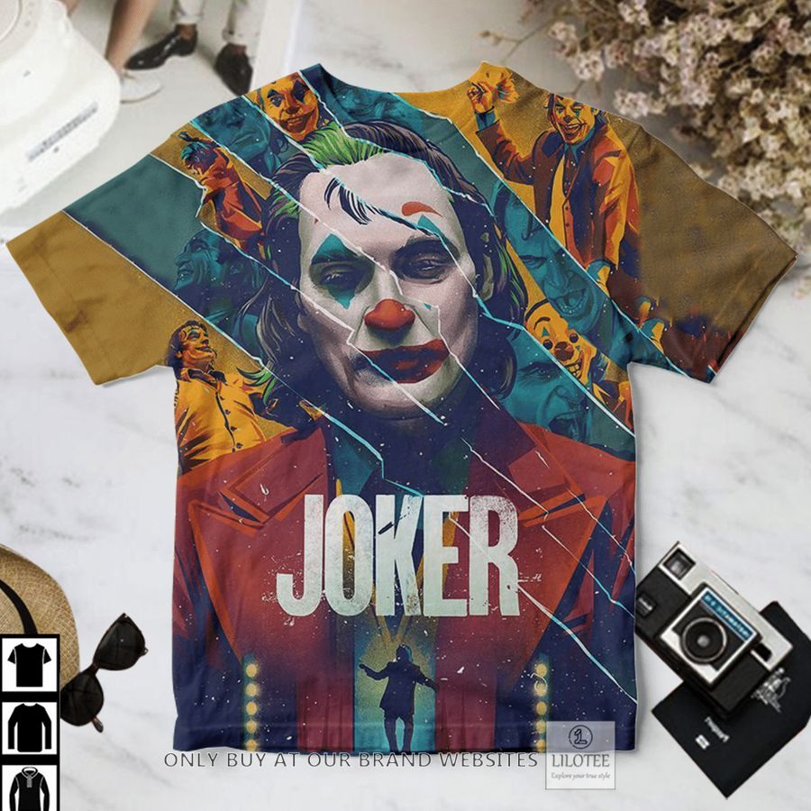 Joker color face art T-Shirt 2
