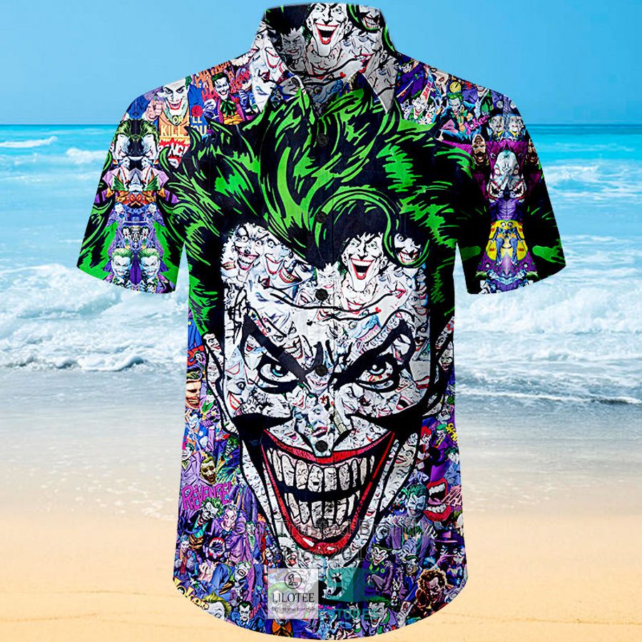 Joker Face Art Hawaiian Shirt 2
