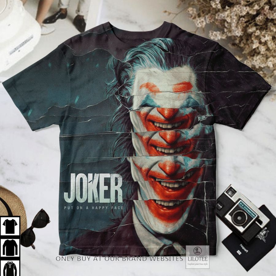 Joker Put on a happy face smiling T-Shirt 2