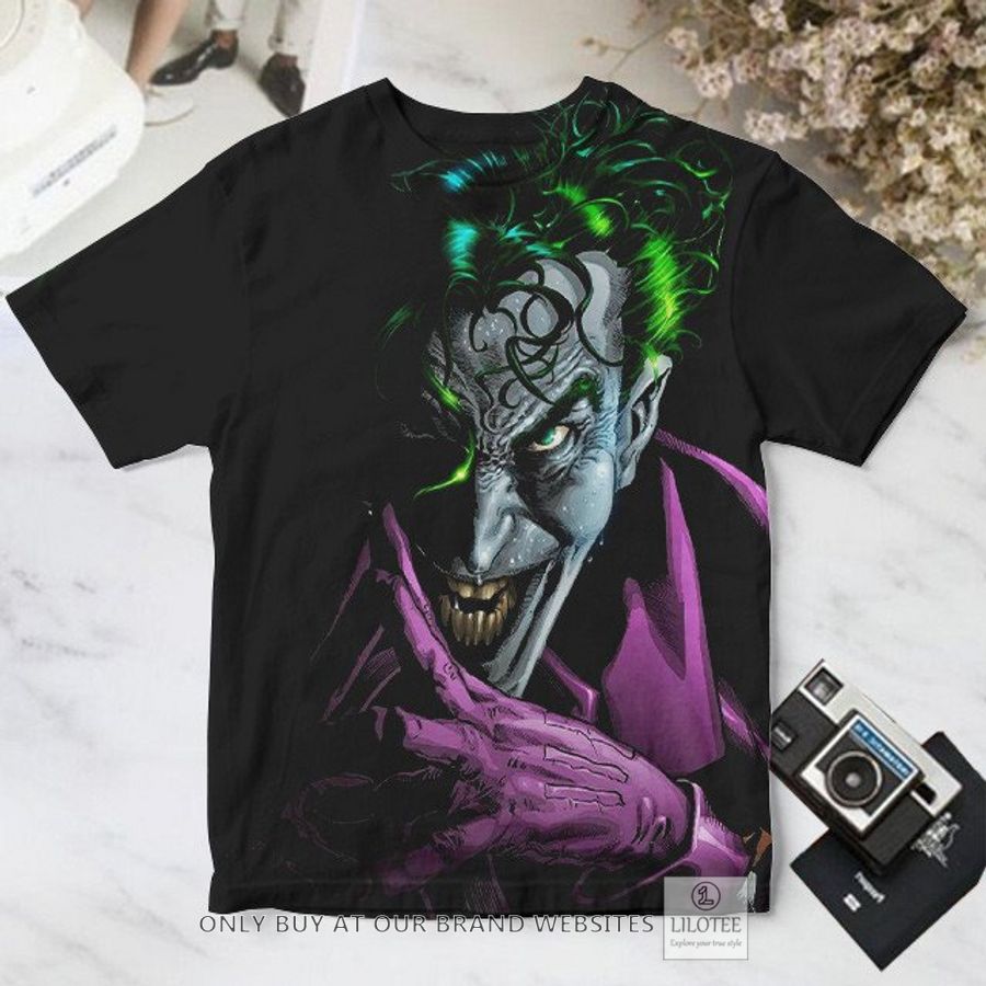 Joker Spooky face dark T-Shirt 3