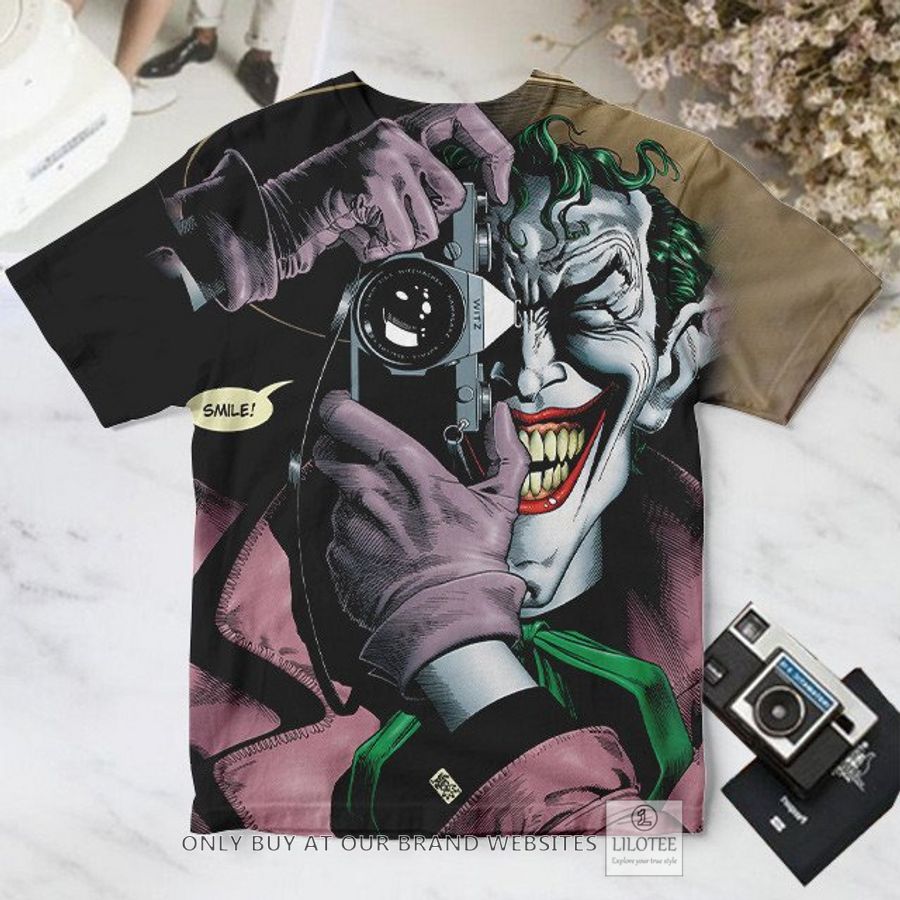 Joker take a photo smile T-Shirt 3