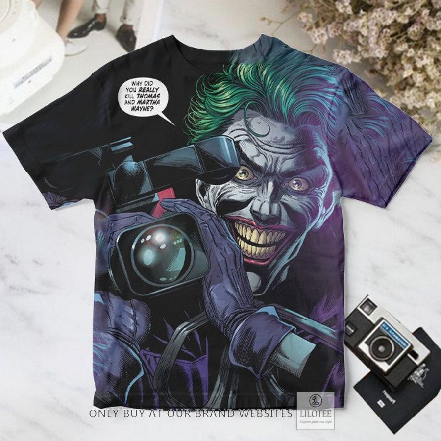 Joker Why did you really kill Thomas T-Shirt 3