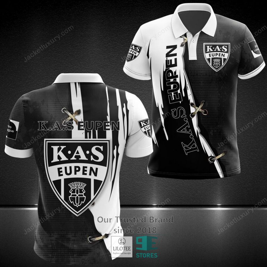 K.A.S. Eupen Black and White Hoodie, Shirt 23