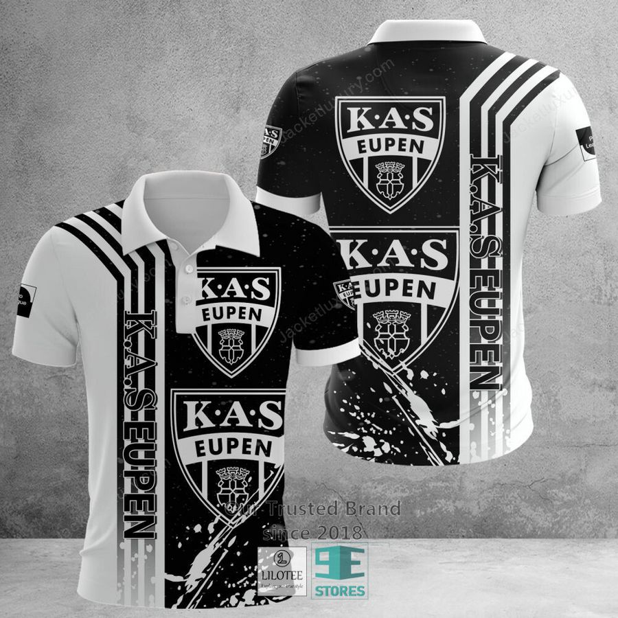 K.A.S. Eupen Black White Hoodie, Shirt 23