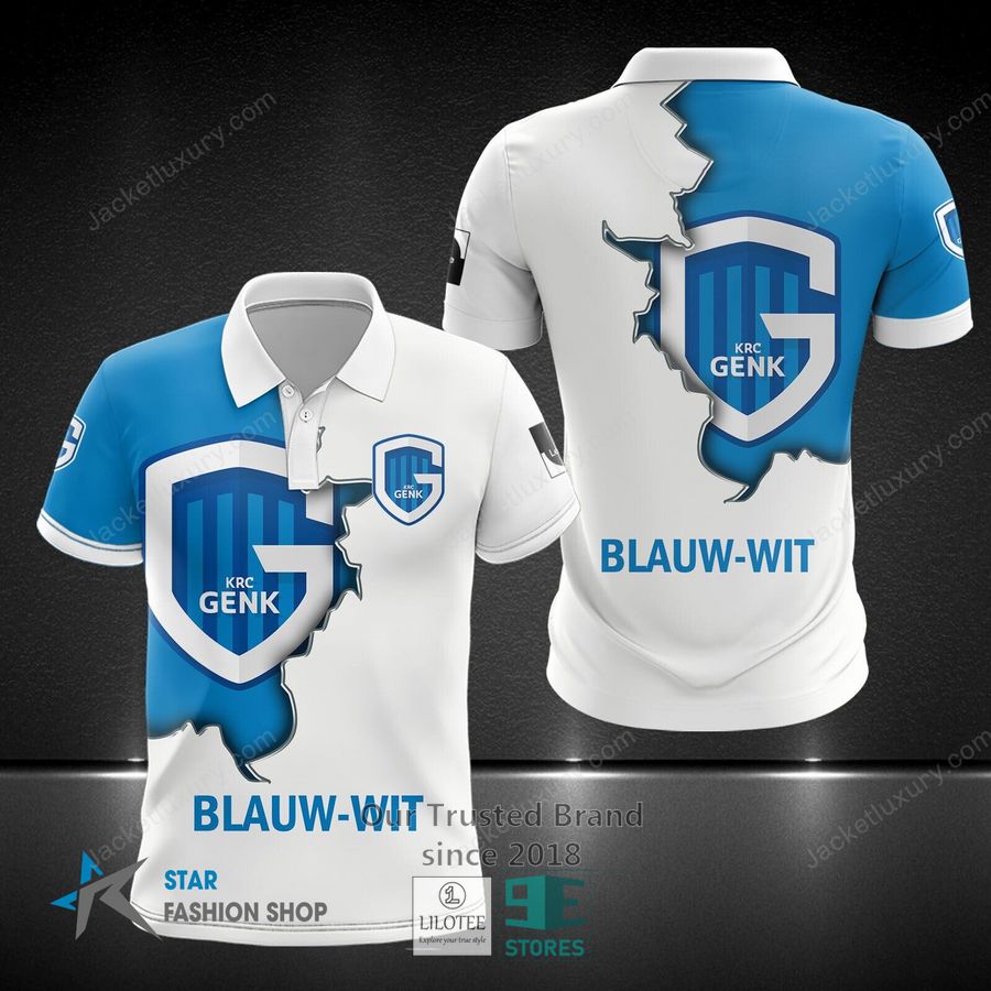 K.R.C. Genk Blauw Wit Hoodie, Shirt 23