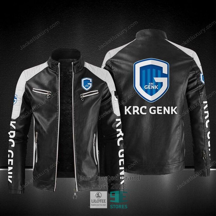 K.R.C. Genk Block Leather Jacket 8