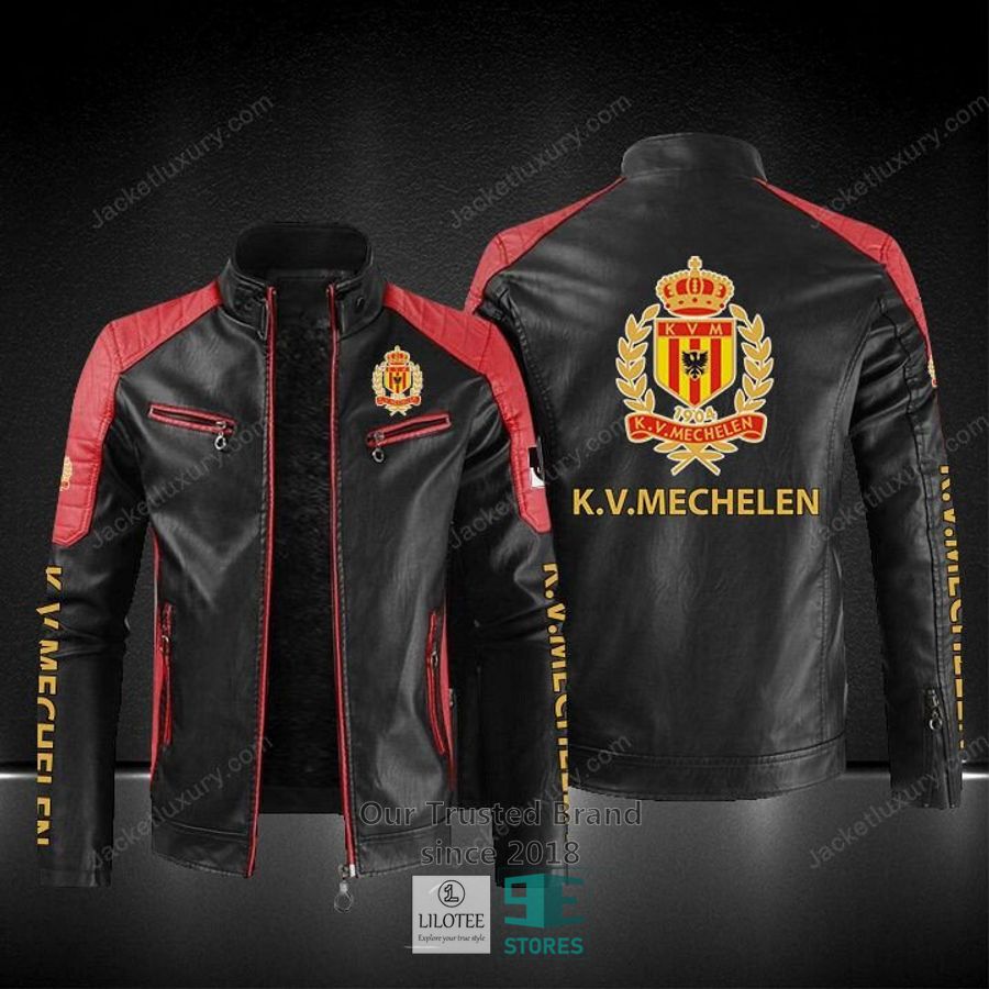 K.V. Mechelen Block Leather Jacket 8