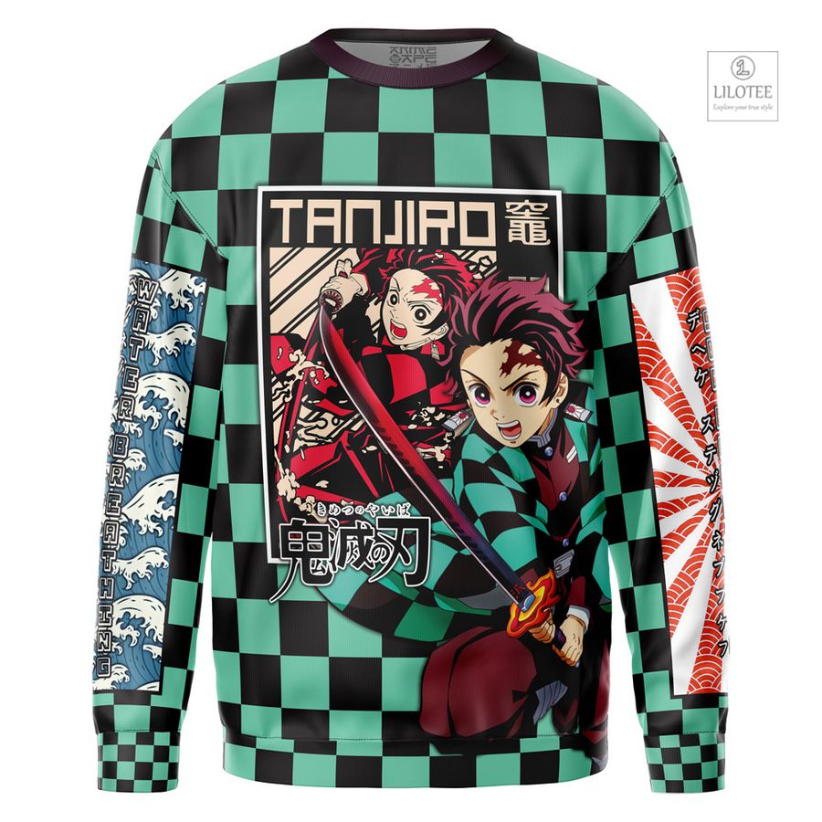 Kamado Tanjiro Haori Demon Slayer Streetwear Sweatshirt 13