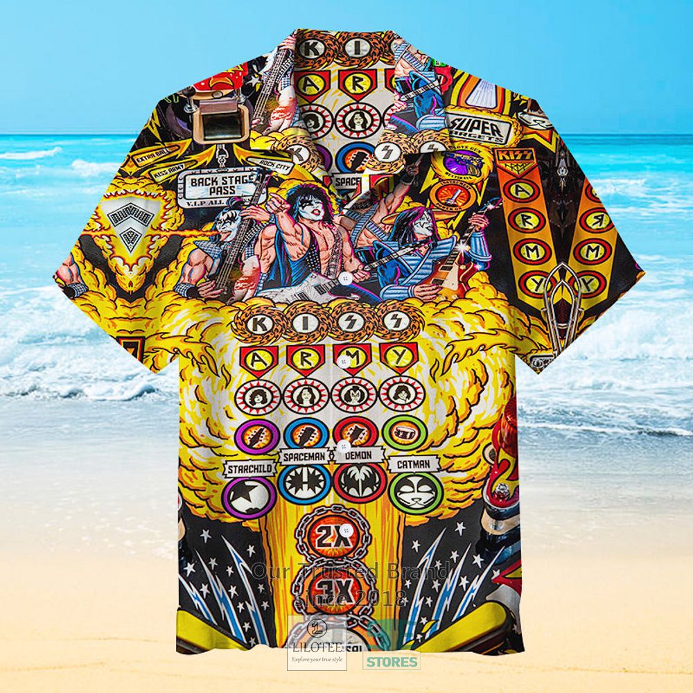 Kiss Pinball Hawaiian Shirt 4
