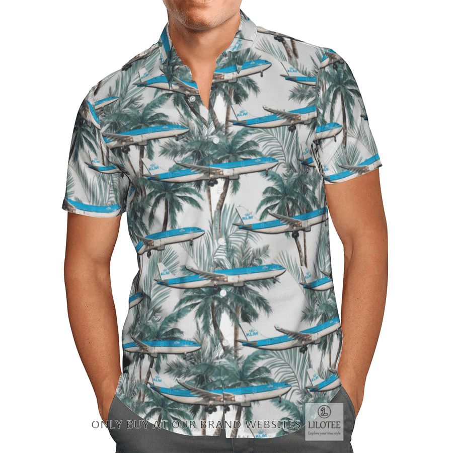 KLM Royal Dutch Airlines Airbus A330-303 Hawaiian Shirt and Shorts 4 KLM Royal Dutch Airlines Airbus A330-303 Hawaiian Shirt and Shorts - Image 4