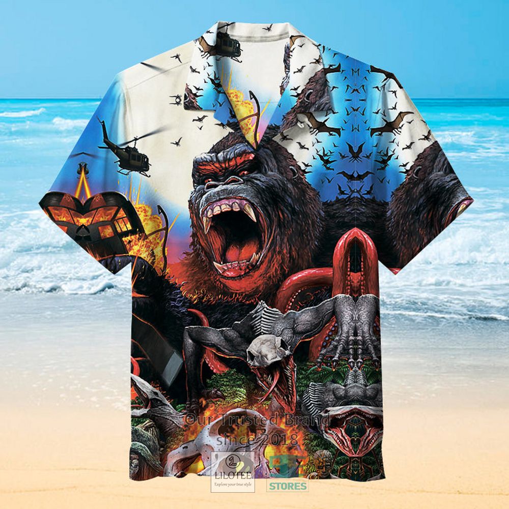 Kong Skull Island Hawaiian Shirt 7