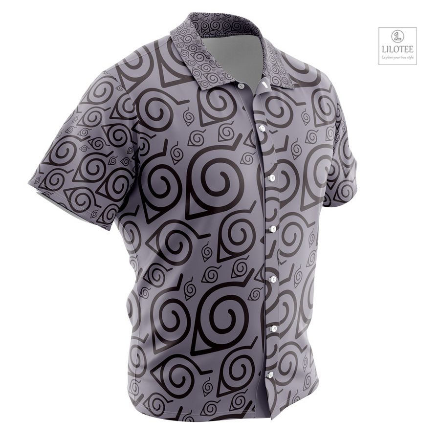 Konoha Naruto Shippuden Short Sleeve Hawaiian Shirt 14