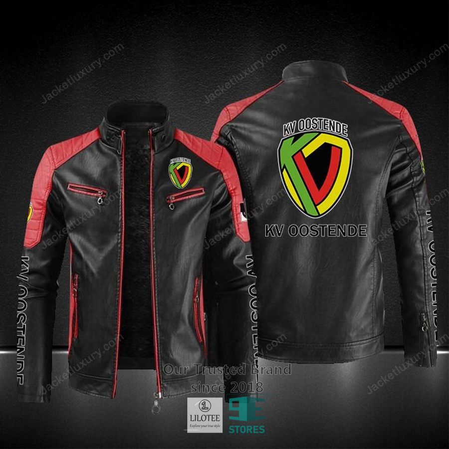 KV Oostende Block Leather Jacket 8