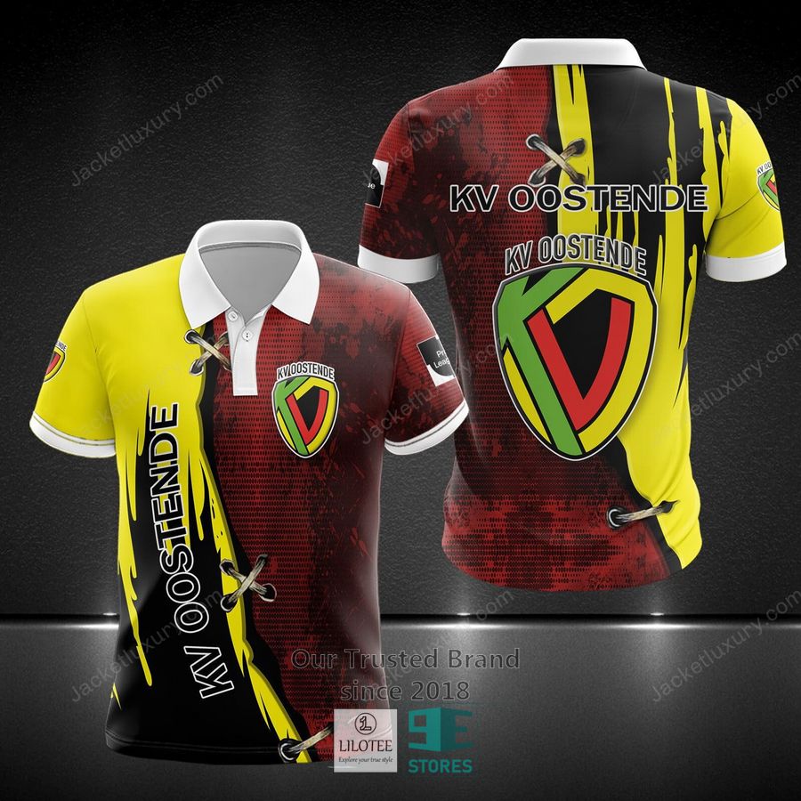 KV Oostende Yellow Dark red Hoodie, Shirt 21