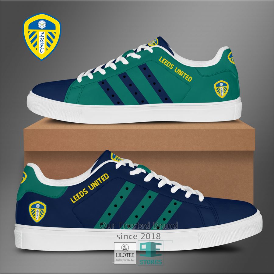 Leed United Green Navy Stan Smith Low Top Shoes 4