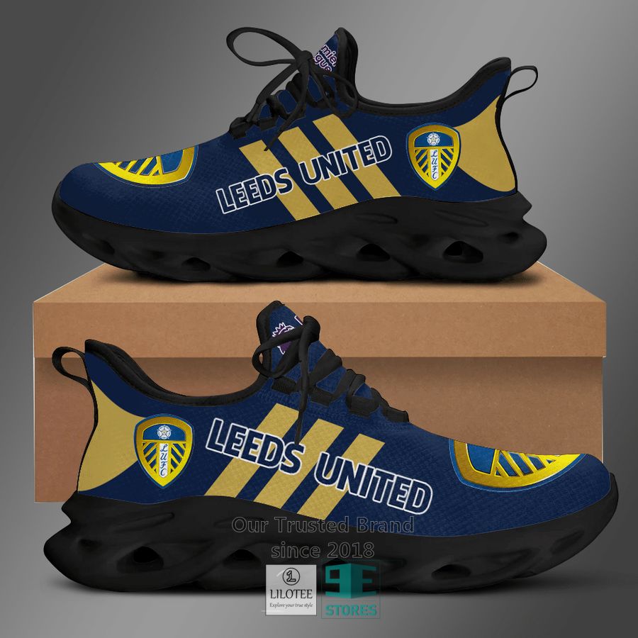 Leed United Navy Clunky Max Soul Shoes 9